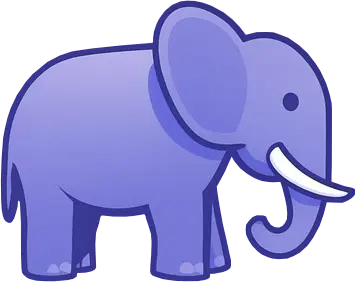 PHPeople Austria Logo Symbol with violet elefant
